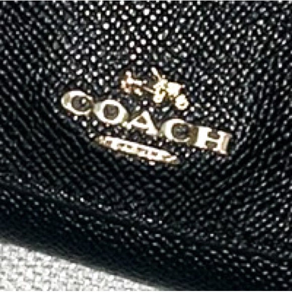 Coach Slim Envelop Wallet Crossgrain Leather - Picture 4 of 4